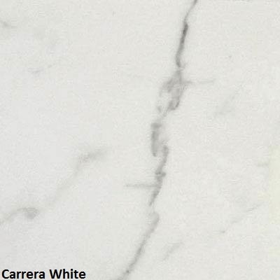 Carrara White Marble / 26" x 23.5" 4 CM Marble Vanity Top 0