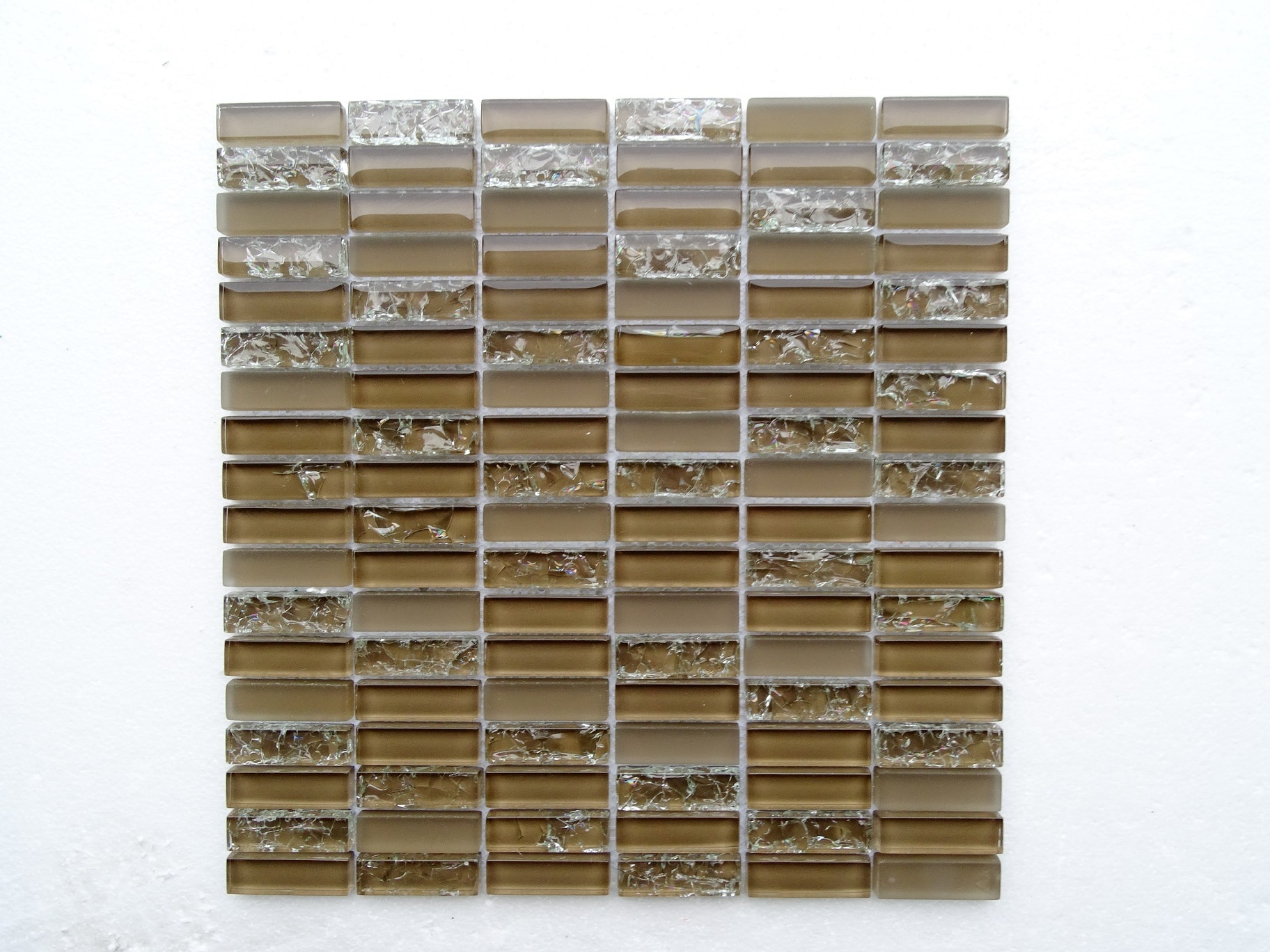 Taupe Glass / 13.75"X12"X8 mm Subway Series 0