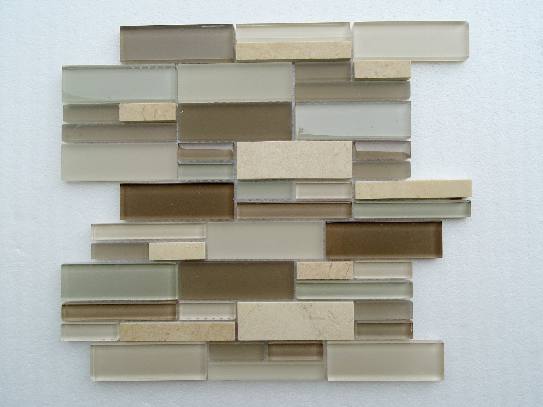 light Brown Marble / 12.75"x12"x8mm Subway Series 0