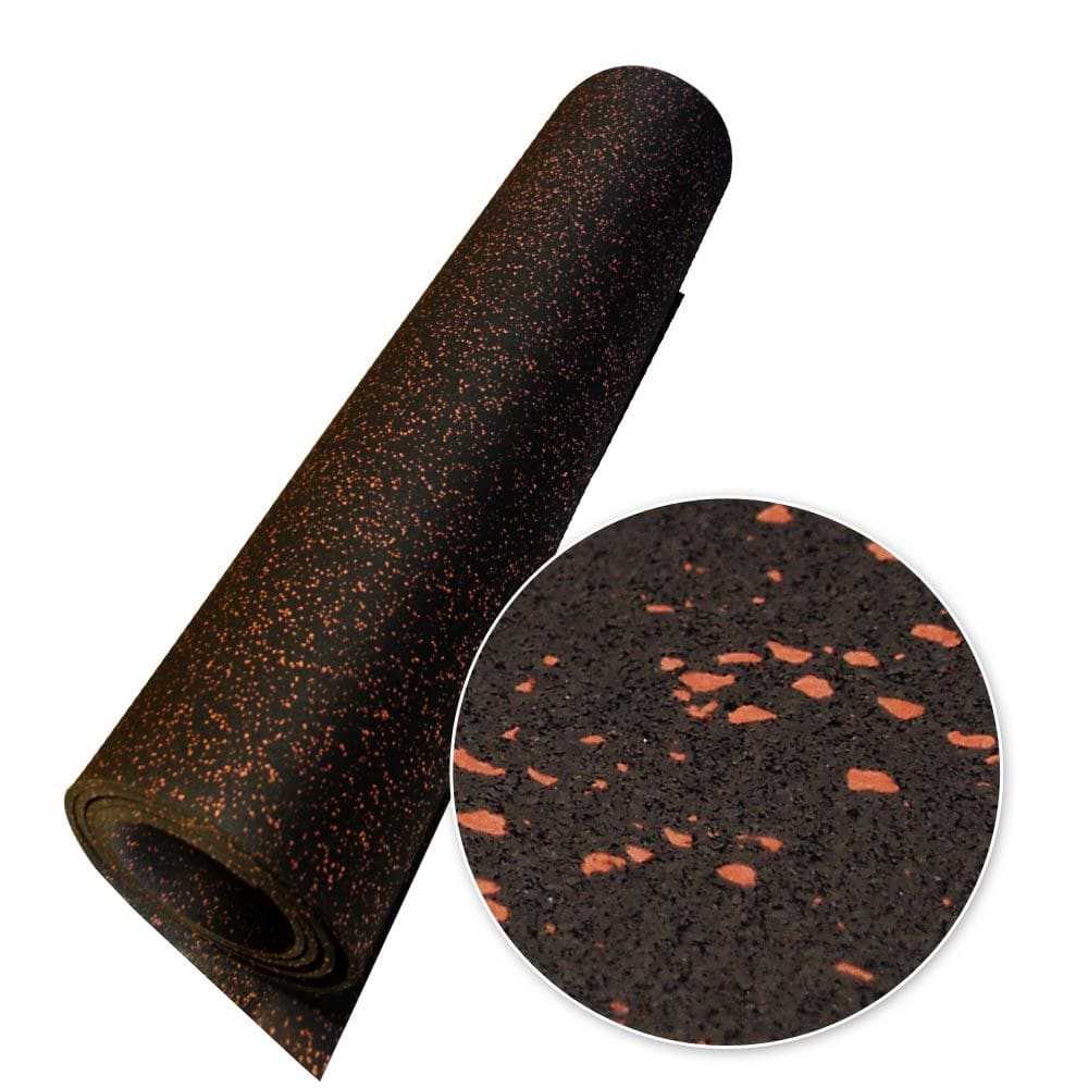 "Elephant Bark" Rubber Flooring - 3/8 inch x 4ft. x 5.5ft. Floor Mat - Red Dot Elephant Bark 0