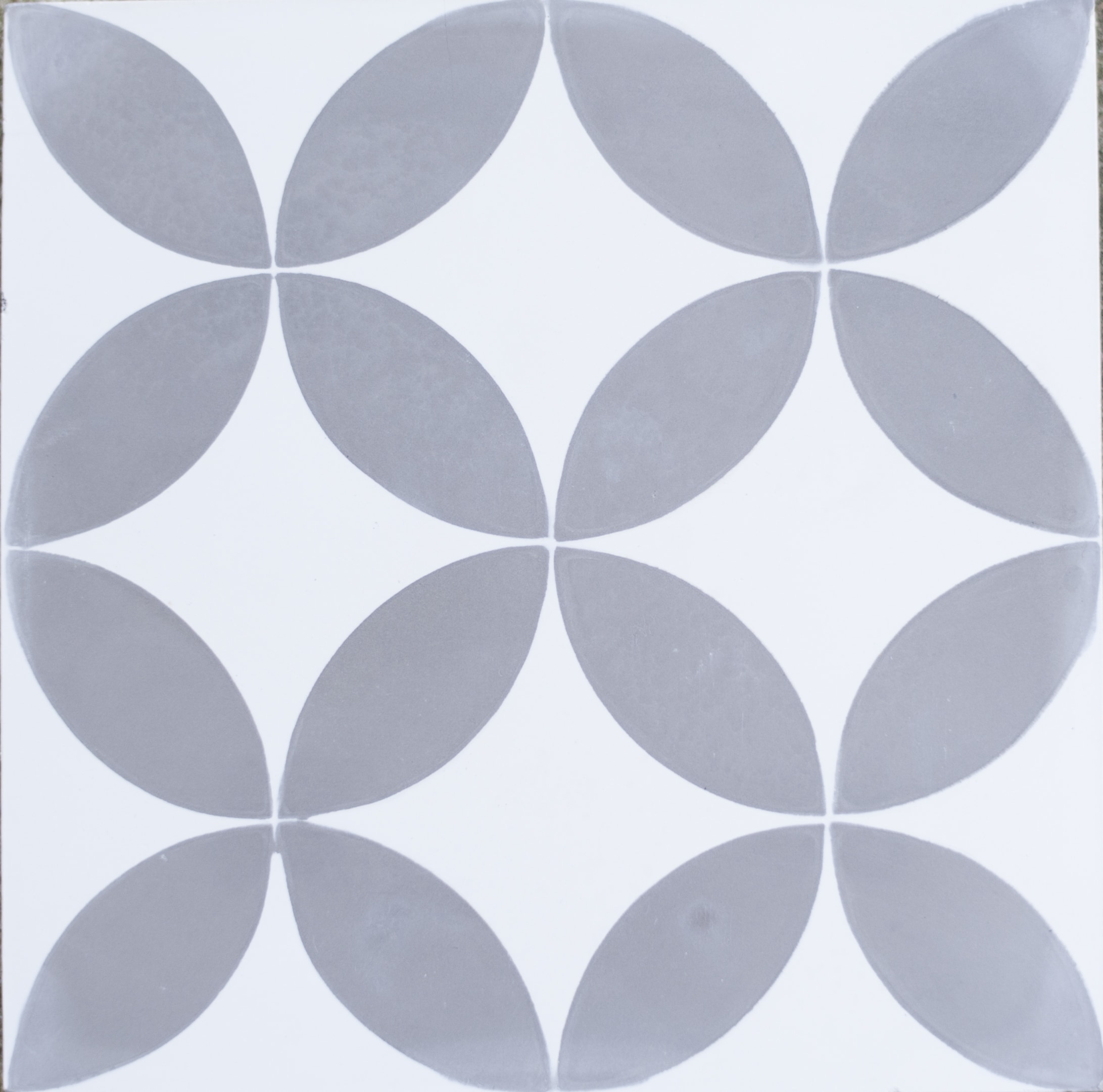 Rustico Tile and Stone Encaustic Cement Tile Circulos GW Pattern / 8x8 Rustico Tile and Stone Encaustic Cement Tile Circulos GW Pattern / 8x8