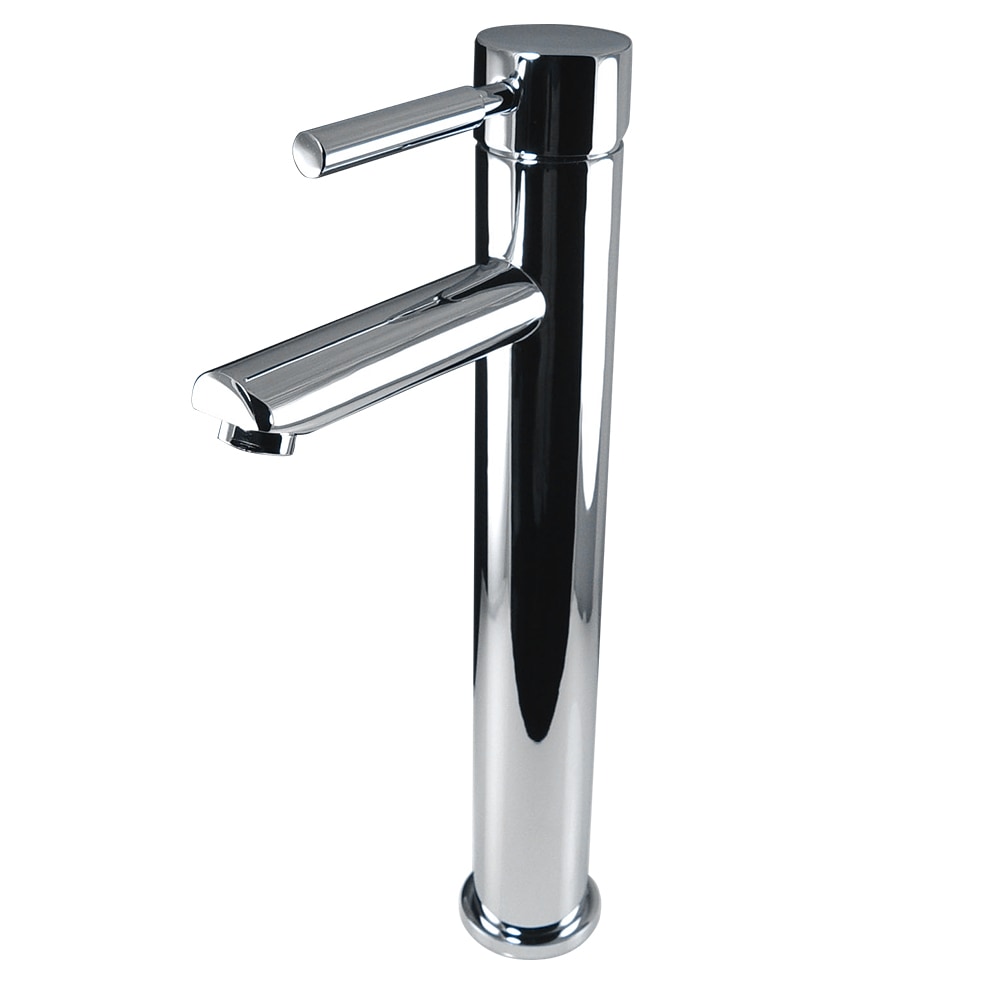 Chrome Tolerus Single Hole Vessel Mount Bathroom Vanity Faucet 0