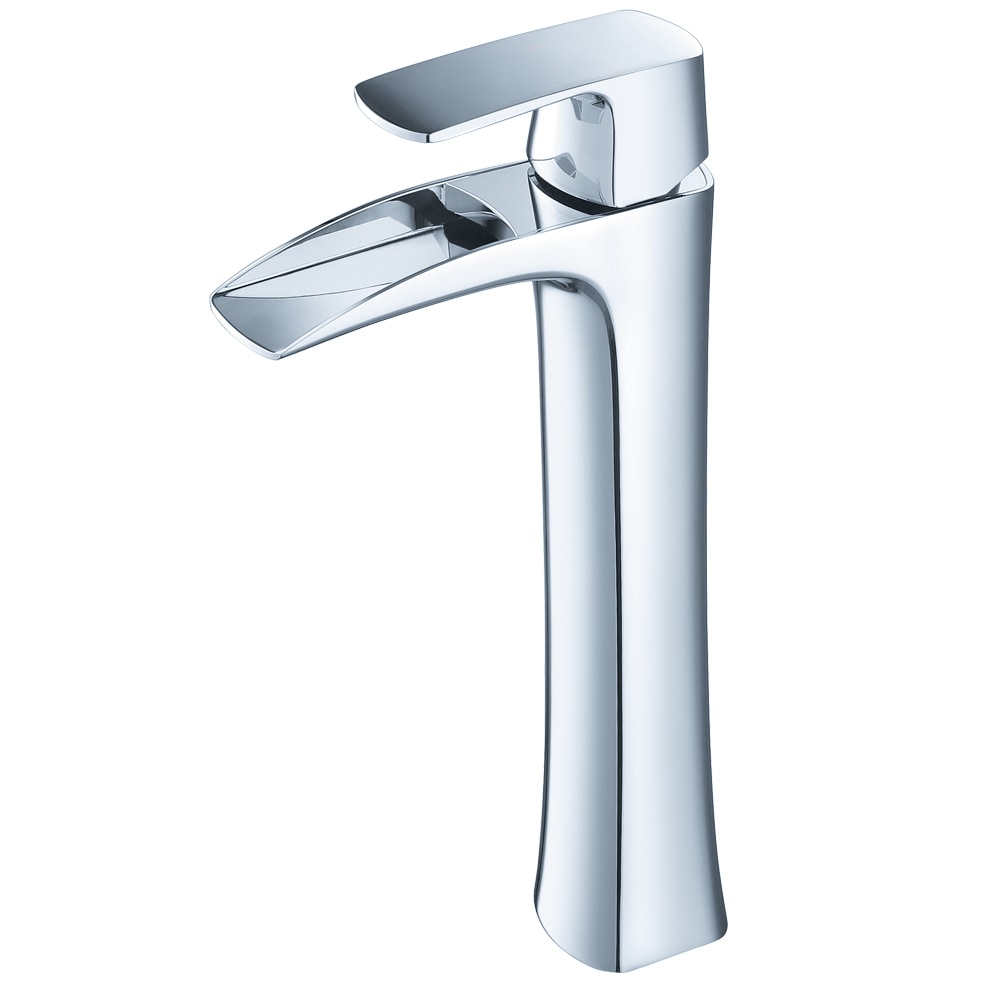 Single Hole Vessel Faucet Mount / Chrome Fortore Bathroom Vanity Faucet 0