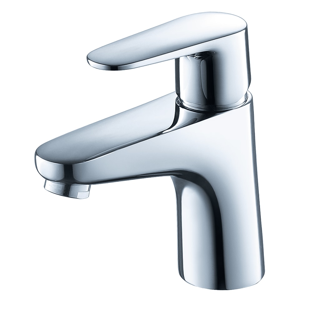 Chrome Diveria Single Hole Mount Bathroom Vanity Faucet 0