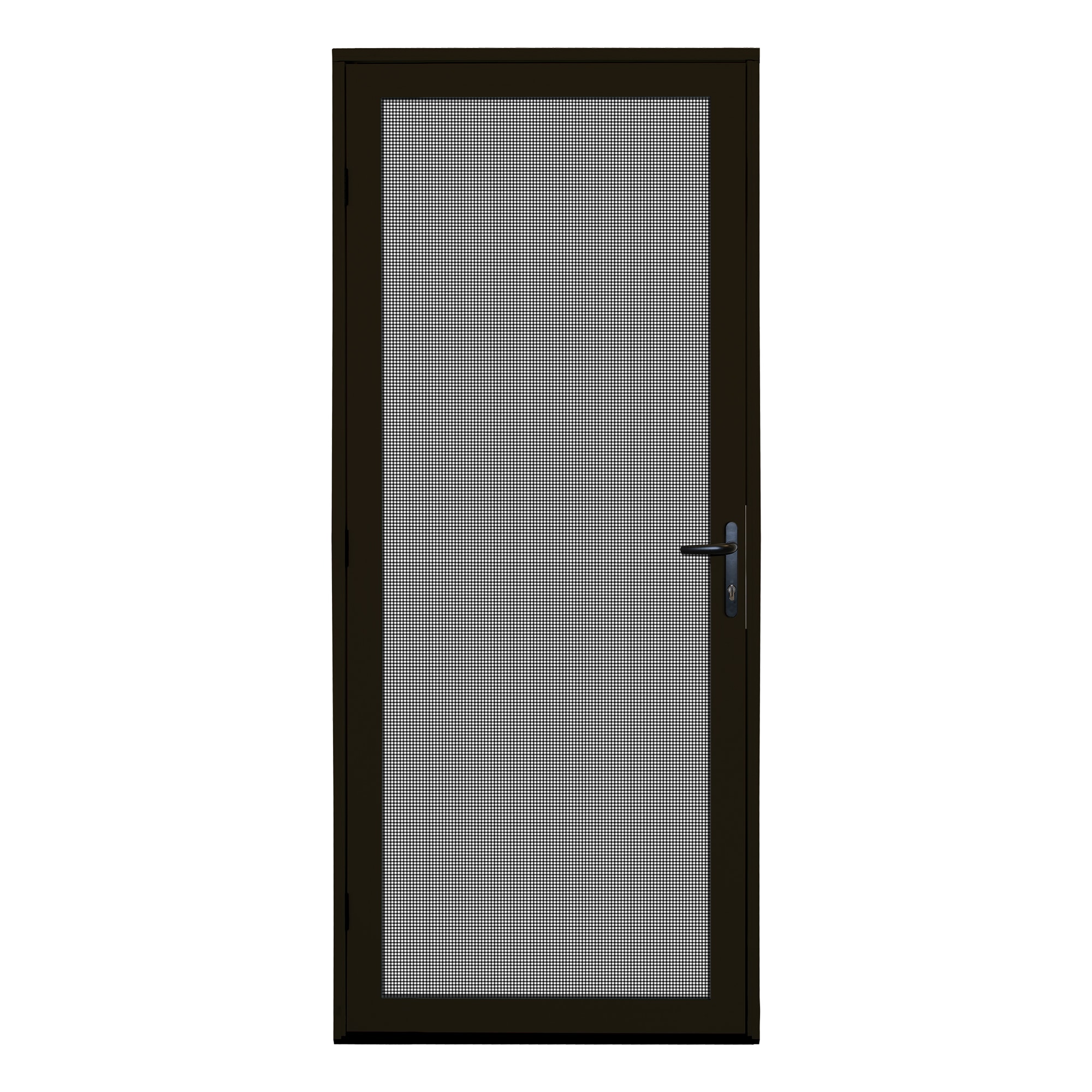 Bronze / 32 x 80 / Surface Mount Surface Mount Ultimate Security Screen Door with Meshtec Screen 0