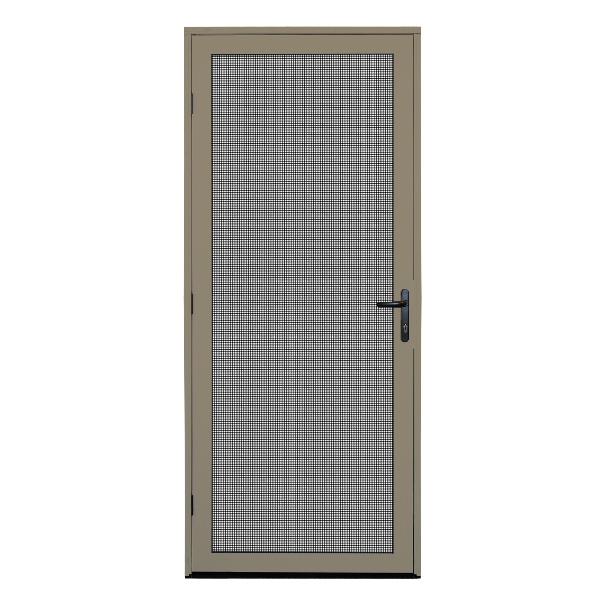 Desert Sand / 32 x 80 / Surface Mount Surface Mount Ultimate Security Screen Door with Meshtec Screen 0