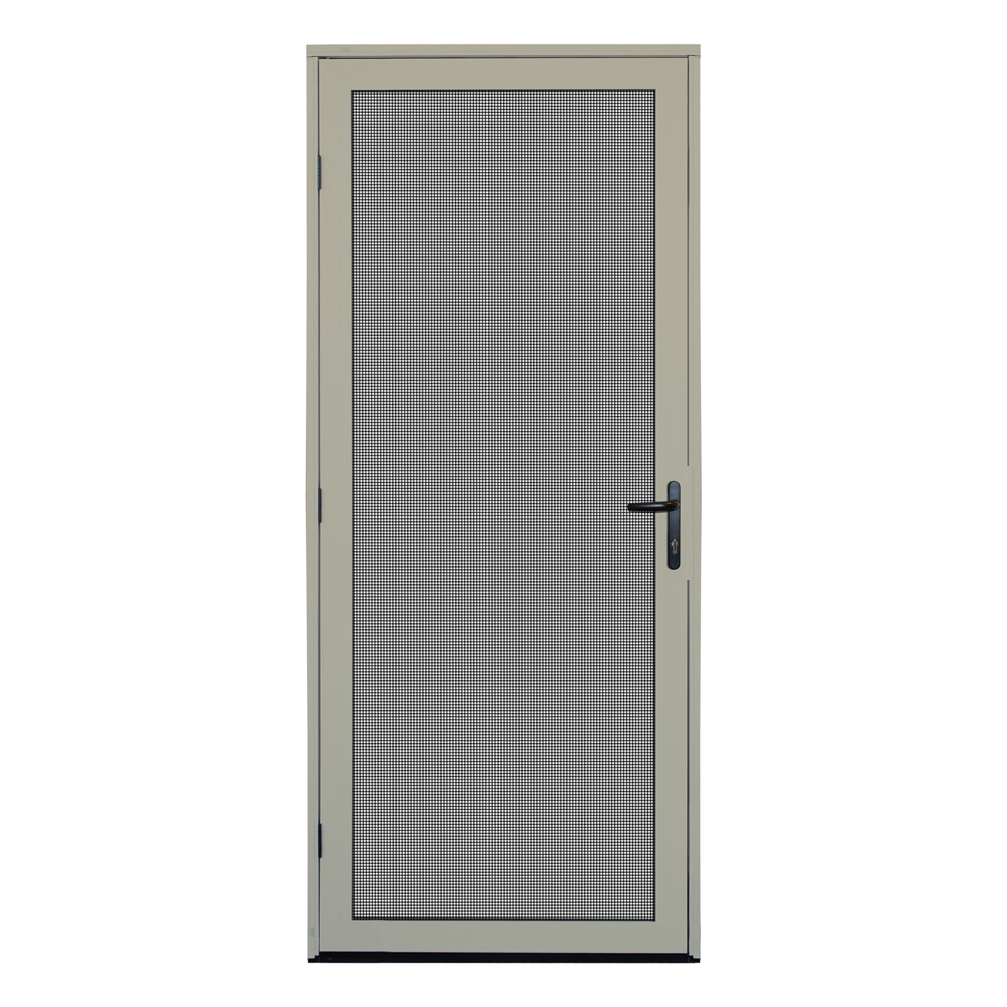 Almond / 36 x 80 / Surface Mount Surface Mount Ultimate Security Screen Door with Meshtec Screen 0