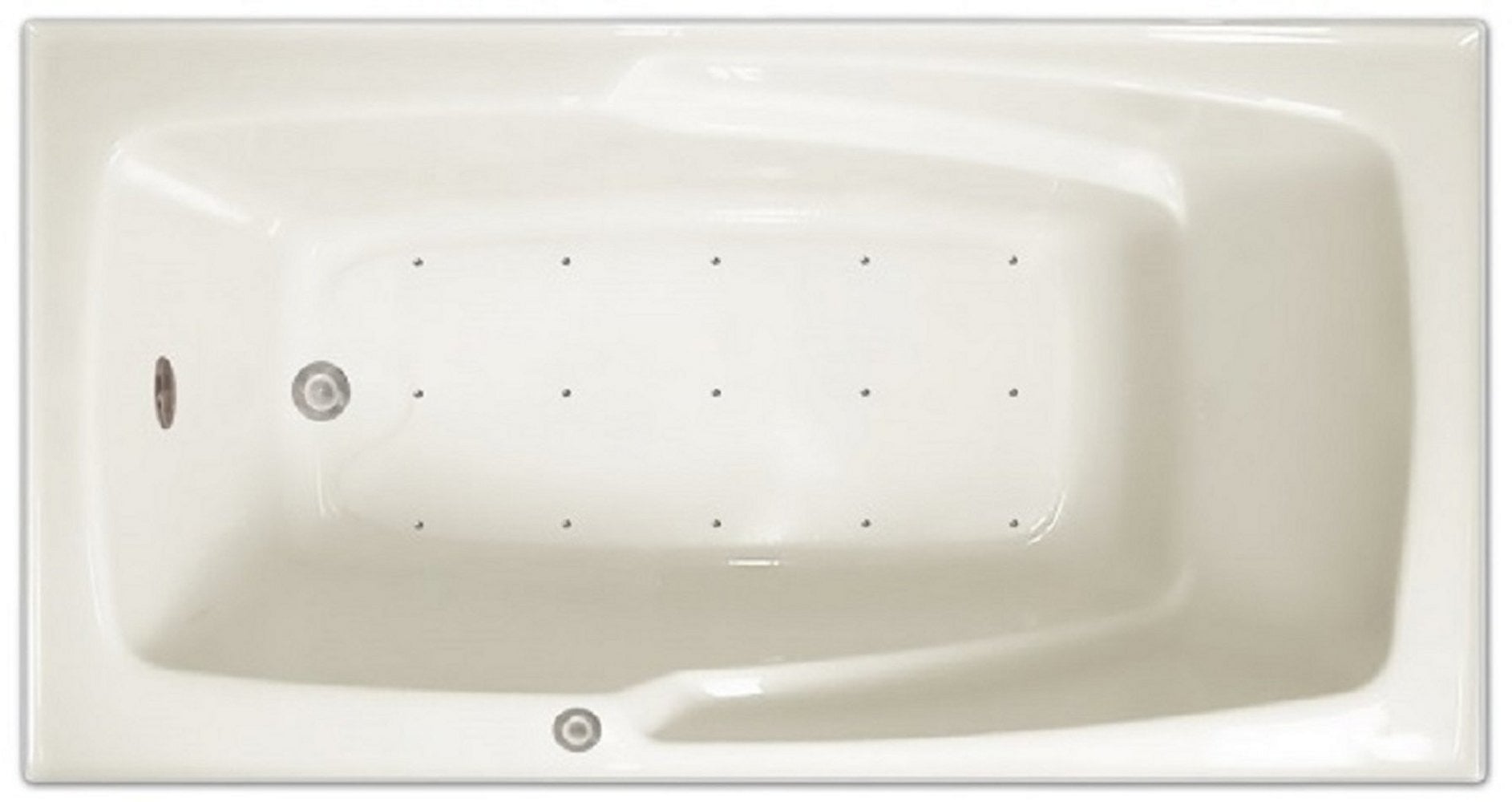 Drop-in Bathtub / 60x32x17.5 / high gloss white acrylic / Rectangle / LPI16-A-LD Pinnacle Bath - Air Bath 0