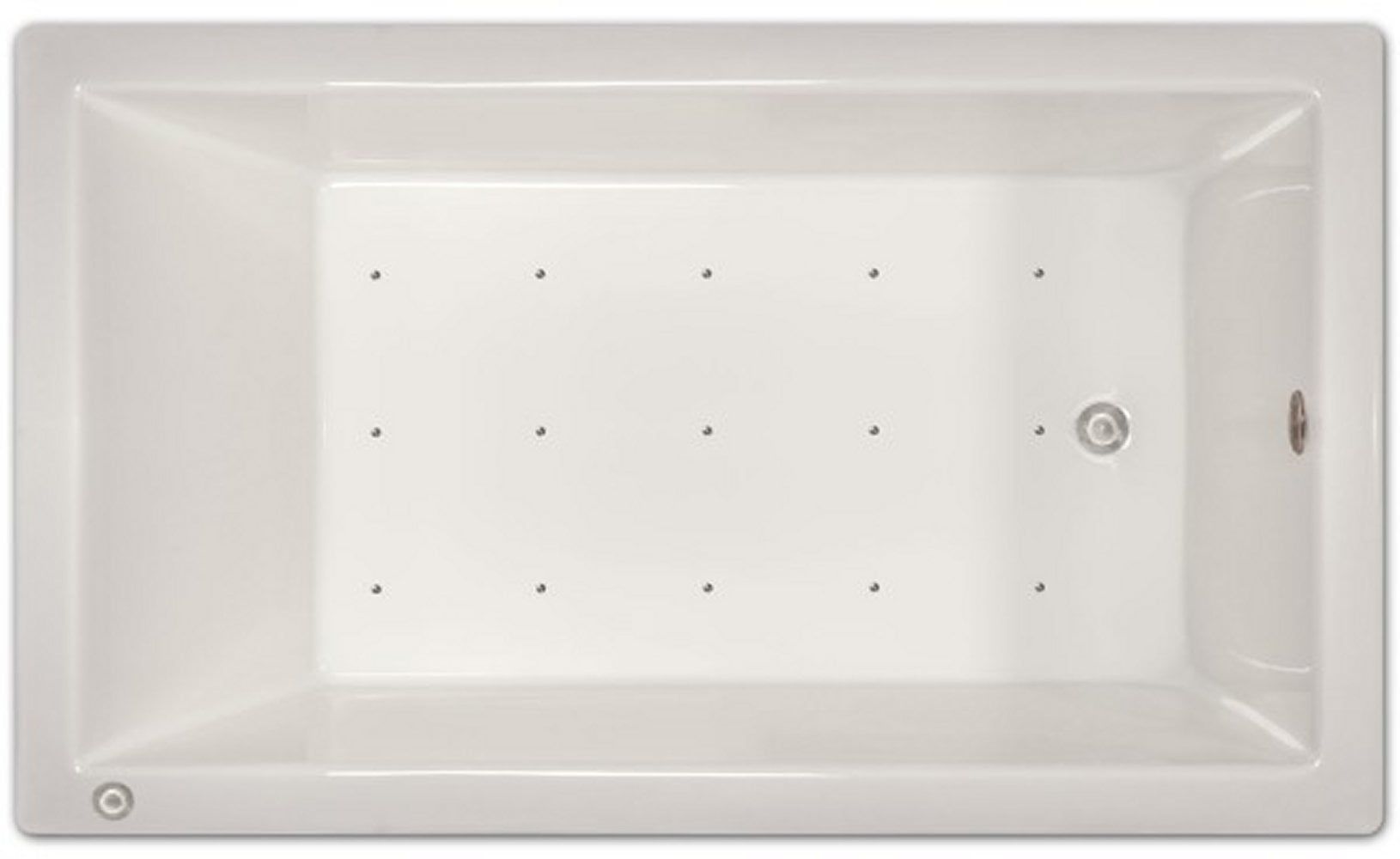 Drop-in Bathtub / 72x42x18 / high gloss white acrylic / Rectangle / LPI228-A-LD Pinnacle Bath - Air Bath 0