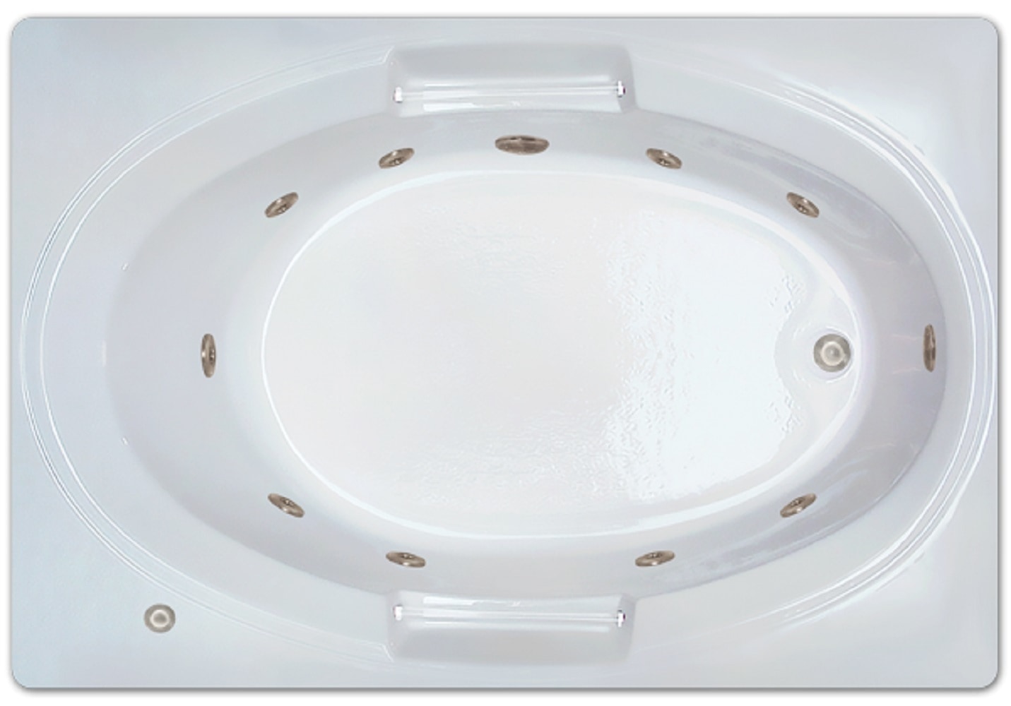 Drop-in Bathtub / 60x42x18 / high gloss white acrylic / Rectangle / LPI236-W-RD Pinnacle Bath - Whirlpool 0