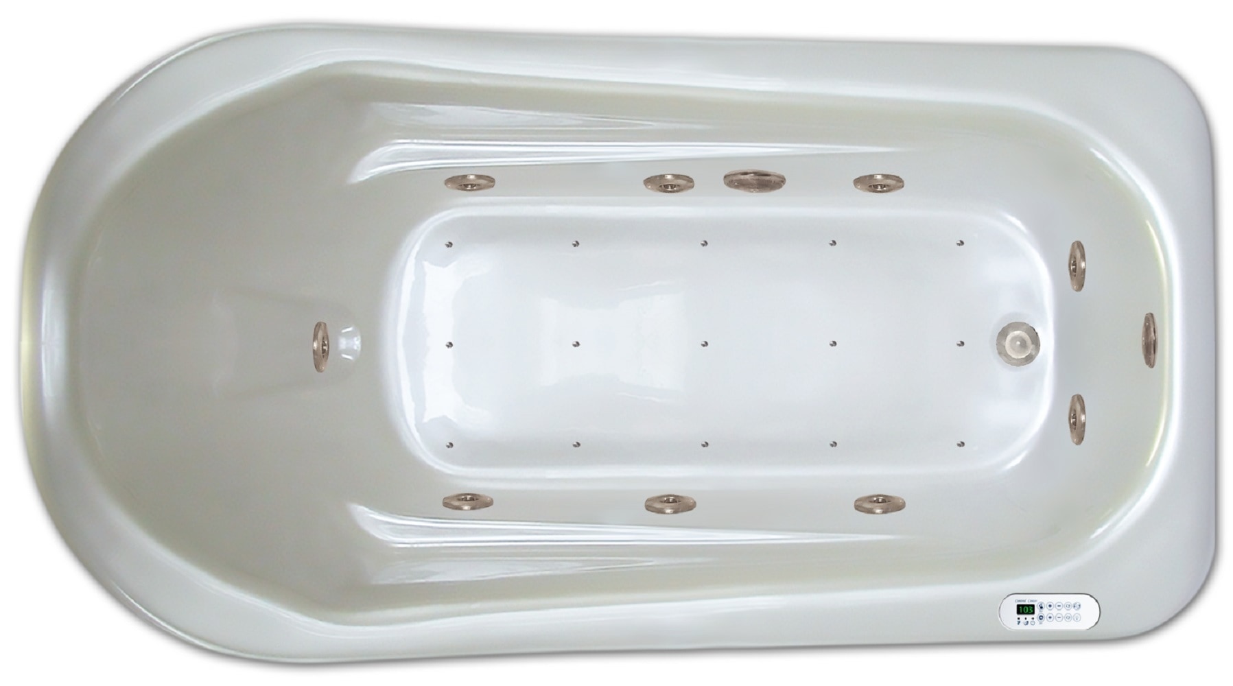 Drop-in Bathtub / 72x36x18 / high gloss white acrylic / Rectangle / LPI279-C-RD Pinnacle Bath - Air/Whirlpool Combo 0