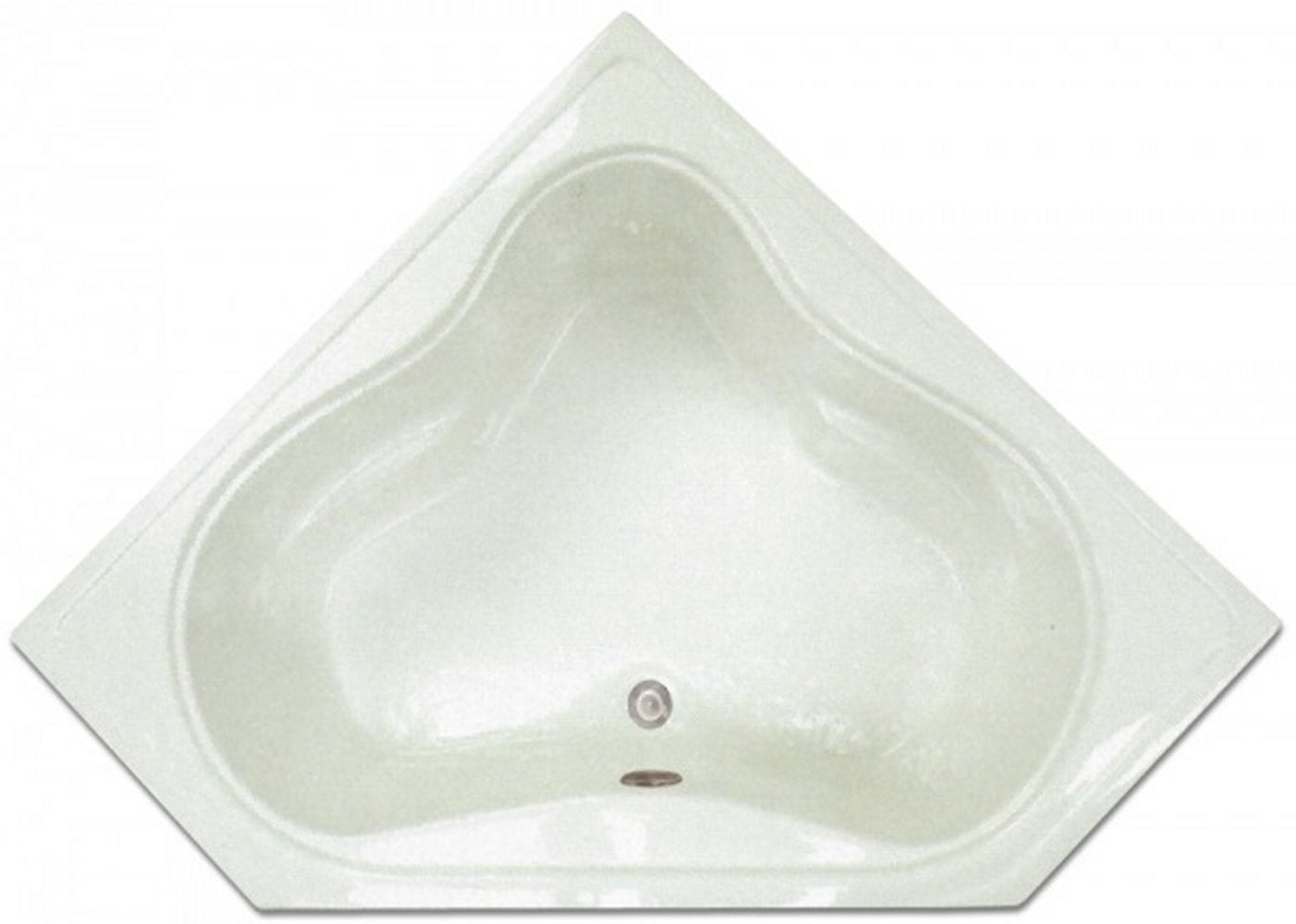 Drop-in Bathtub / 53.75x22.75x17.5 / high gloss white acrylic / Corner / LPI303-S Pinnacle Bath - Soaker 0