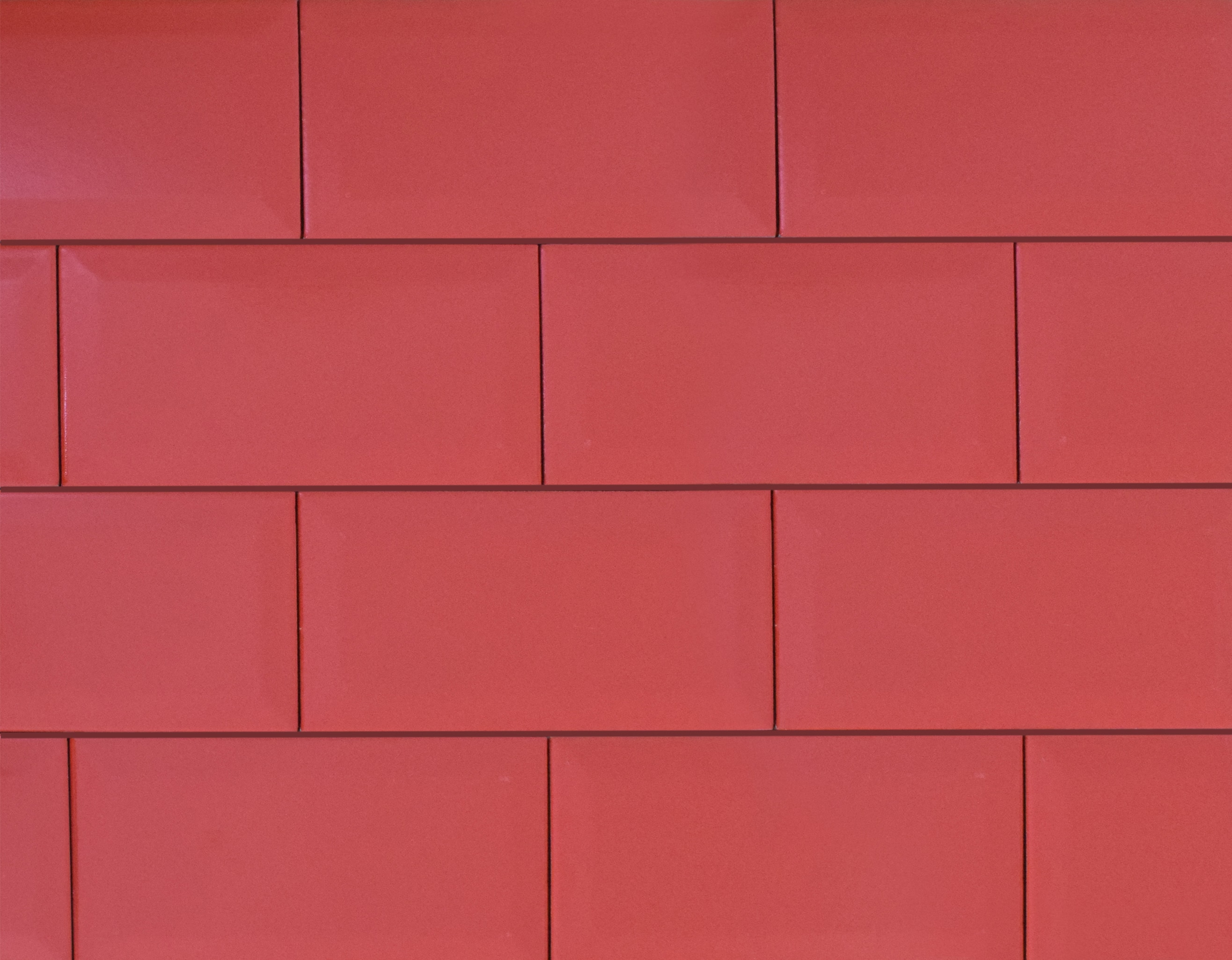 4" x 8" / Matte / Red Subway Tile / Metro Tile - Beveled 0