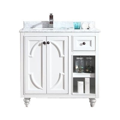 Traditional / 36" / N/A / N/A / N/A / White / Soft Closing Odyssey Cabinet 0