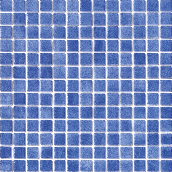 GLASS MOSAIC / 12,5" X 12,5" / FOGGY FOG TURQUOISE GREEN - GLASS TILE - POOL TILE 0