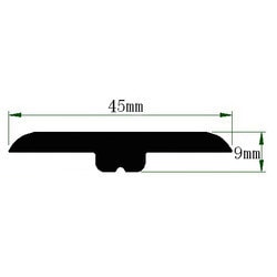 Vinyl Planks - 6mm SPC Click Lock - Museum Collection - Getty - Getty / T-Molding / 94-1/2"x 1-3/4"x 1/4" Vinyl Planks - 6mm SPC Click Lock - Museum Collection - Getty - Getty / T-Molding / 94-1/2"x 1-3/4"x 1/4"