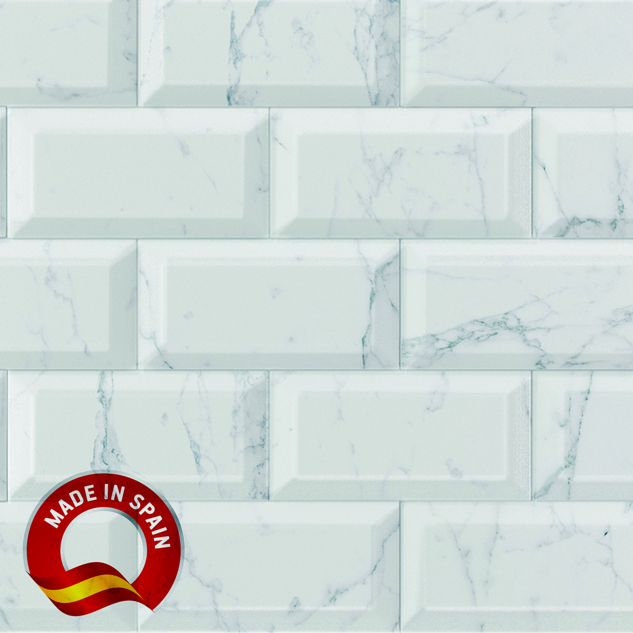 Bisel Carrara / 4x8 / Glossy Lampros 0