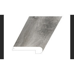 Vinyl Moldings - XL Preserve - Wynwood - Wynwood / Flush Stair Nose / 94-1/2" x 5" x 1" Vinyl Moldings - XL Preserve - Wynwood - Wynwood / Flush Stair Nose / 94-1/2" x 5" x 1"