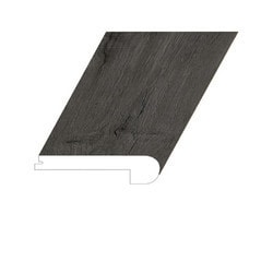 Vinyl Moldings - XL Noble Oak Collection - Mt. Kunlun - Mt. Kunlun / Flush Stair Nose / 94-1/2" x 5" x 1" Vinyl Moldings - XL Noble Oak Collection - Mt. Kunlun - Mt. Kunlun / Flush Stair Nose / 94-1/2" x 5" x 1"