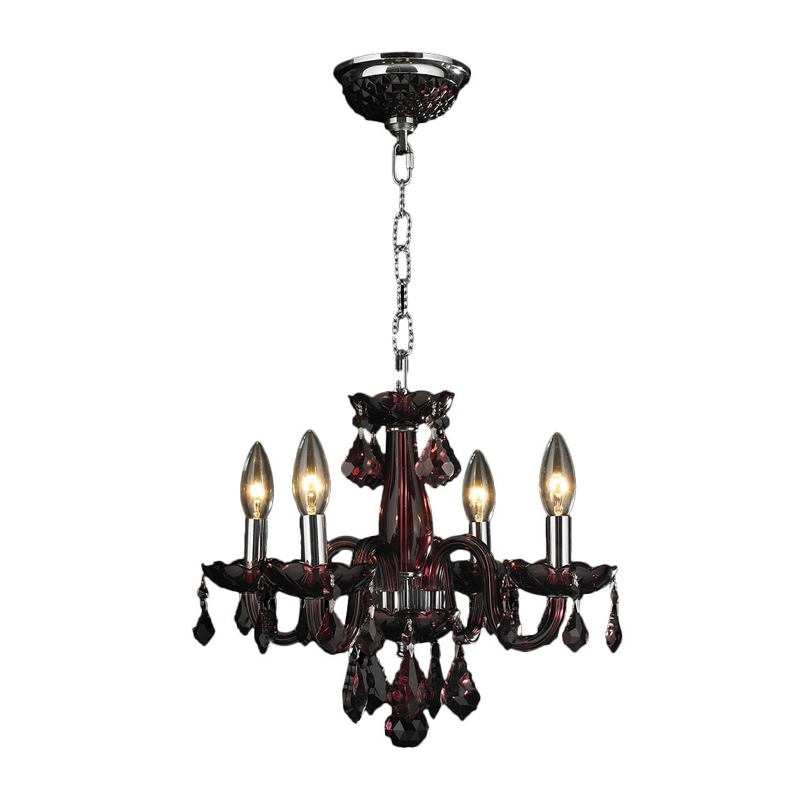 Worldwide Lighting Corporation Chandelier Clarion Collection Worldwide Lighting Corporation Chandelier Clarion Collection Polished Chrome Indoor Premium 30 Leaded Crystal 4 W83100c16 Cy