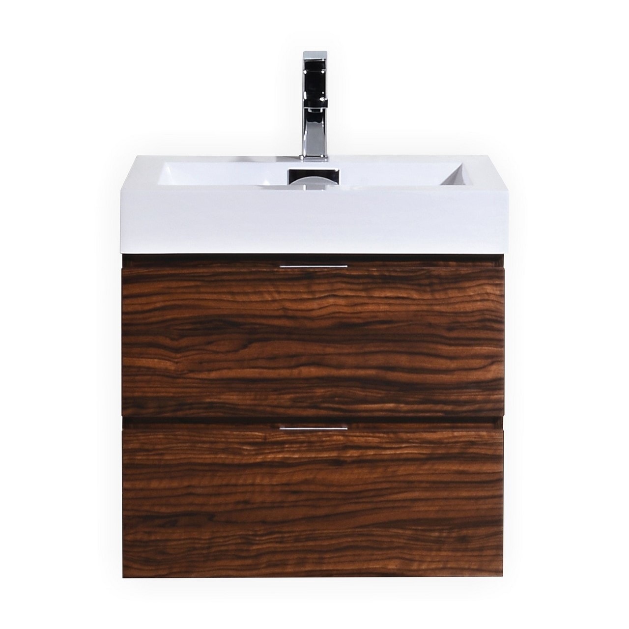 Brazilian Walnut / 18.75 x 23.5 x 23.5 / 1 / White / Brown Bliss Wall Mounted 0