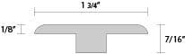POLYNESIA OAK / T-Molding / 94.49" x 1.77" x 0.47" TAHITI COLLECTION 0