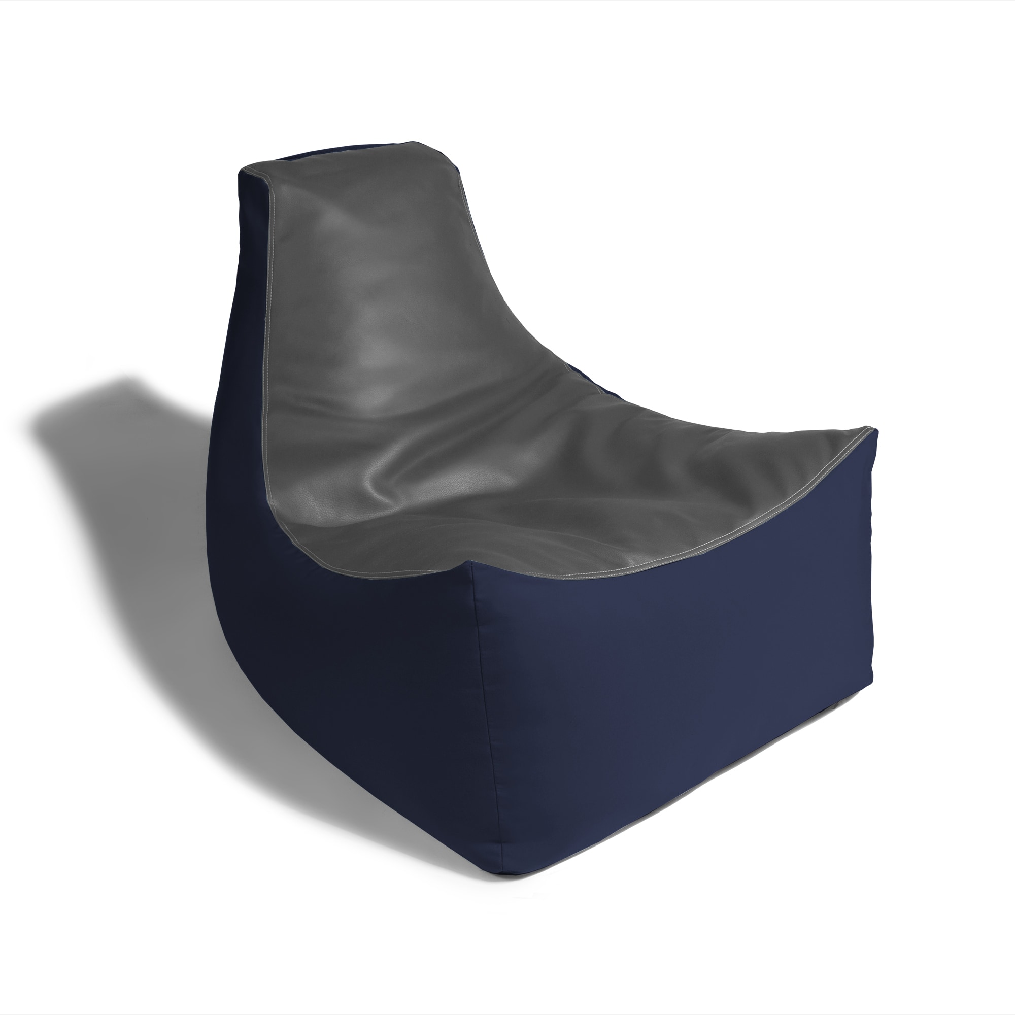 1 / NAVY & GREY Jaxx ARCADIA INDOOR/OUTDOOR LOUNGE CHAIR 0