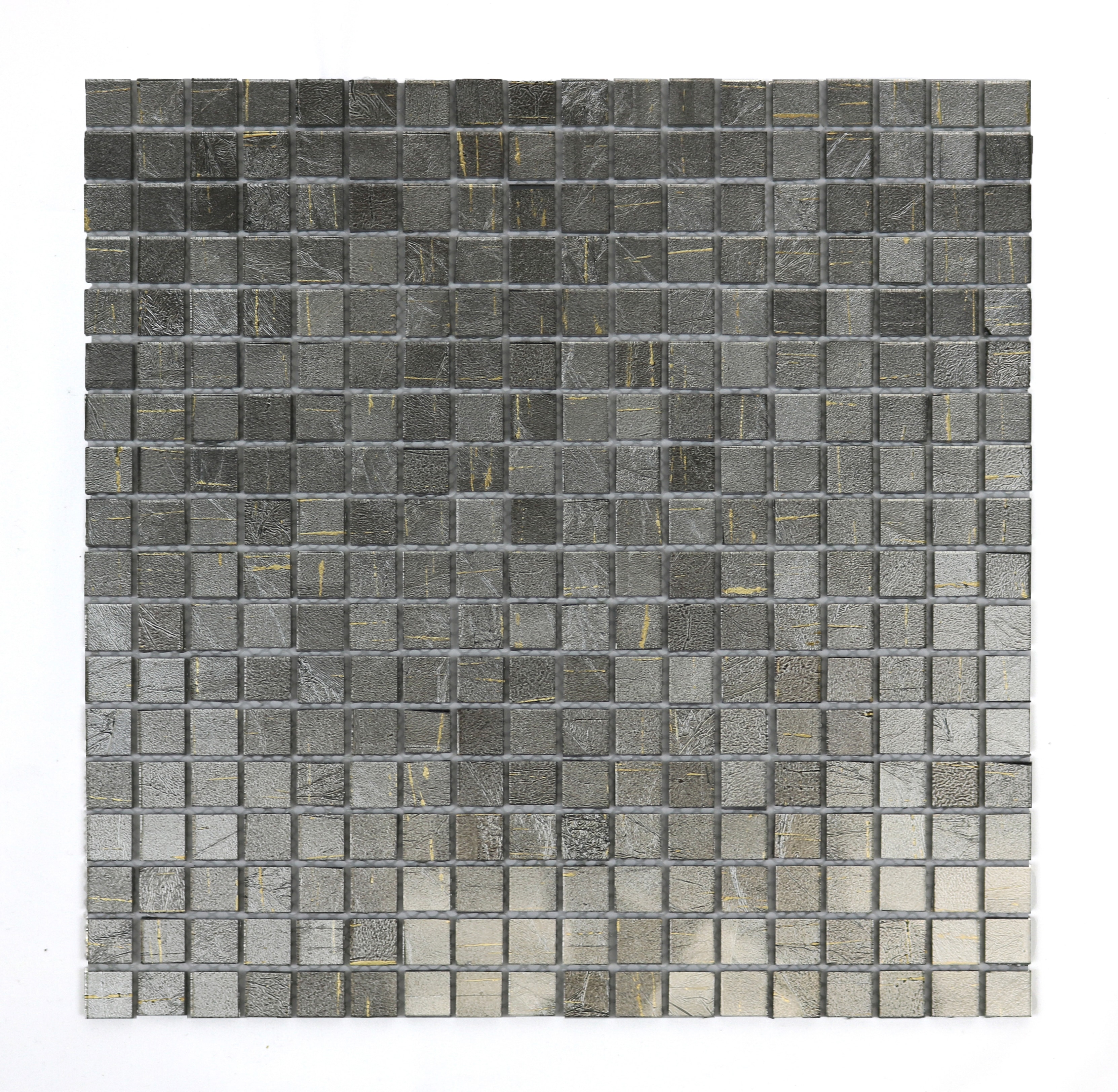 Silver Mound Micro Folia Glass Mosaic Wall Tile 0