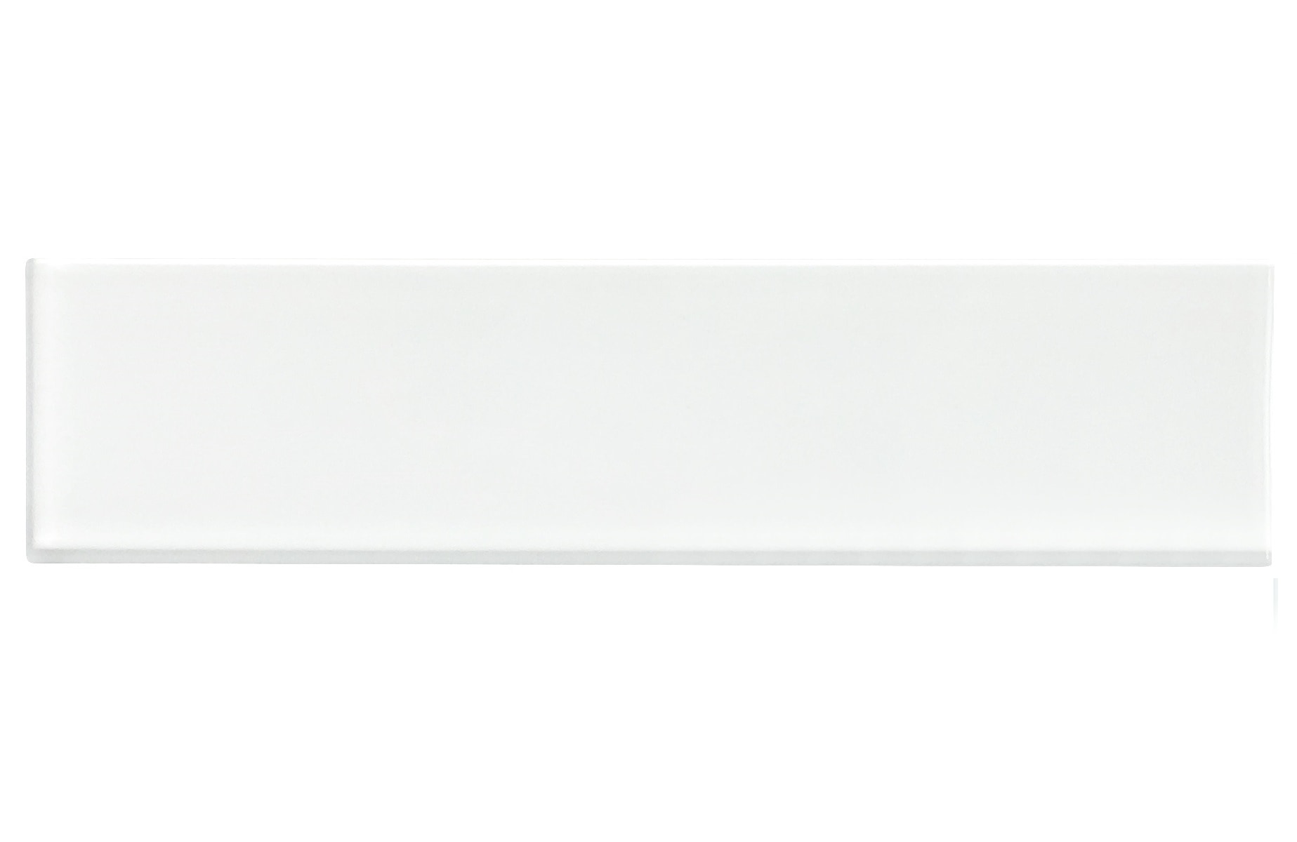Glass Mosaic / 3 x 12 x 0.24 inches / Glossy Individual 3" X 12" X 6mm Glass Subway Tile In White 0