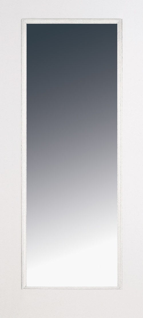 Carbon / Brushed Satin Nickel Hinge 72" x 80" PH Painted Retro Sized Double French Door with Low-E Glass 0