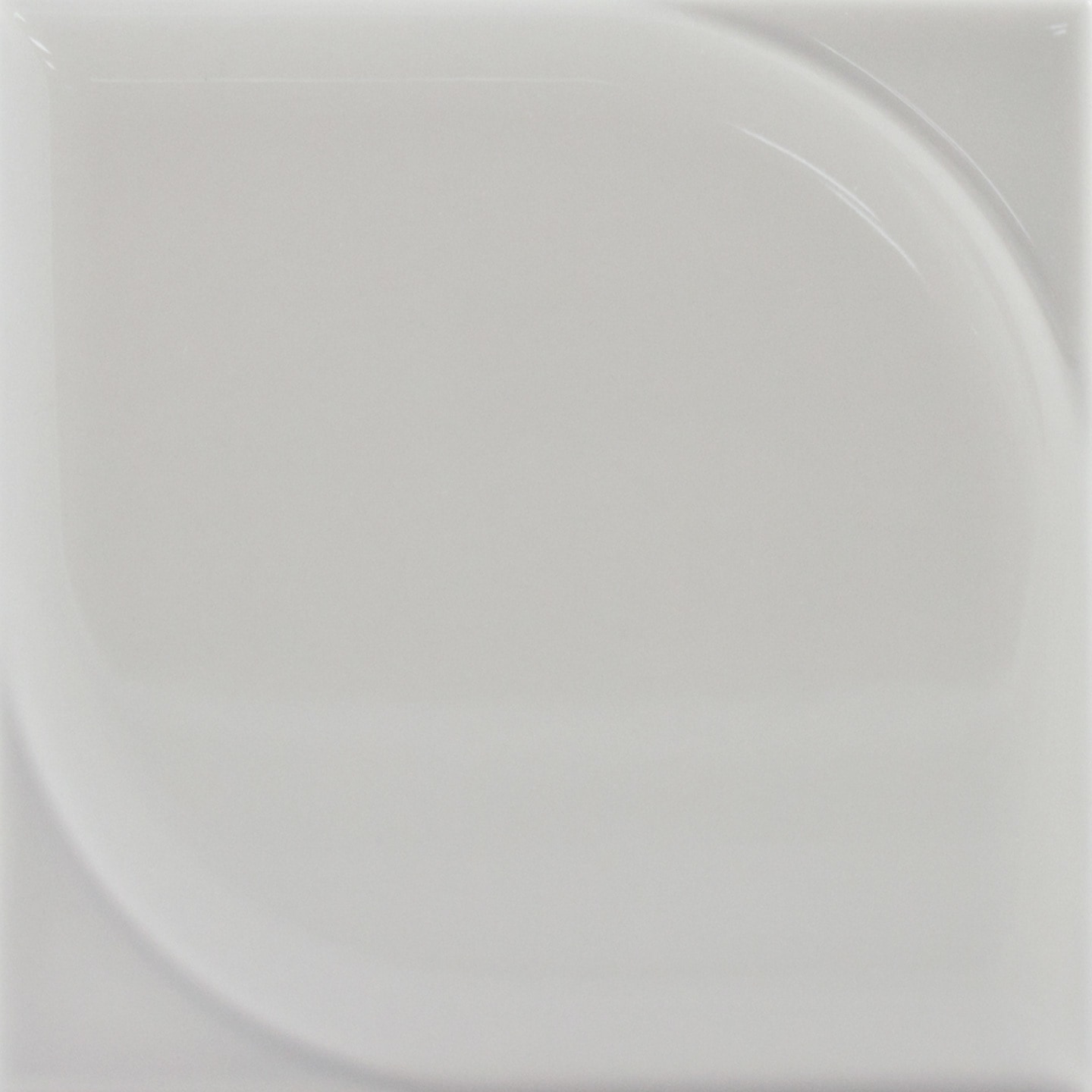 Leaf / 5"x5" / Glossy - Gray Fundamental Series - Ceramic Tile 0