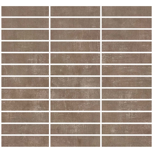 Brown / 1"x4" Mosaic / Matte Urban Loft Collection - Porcelain Tile 0