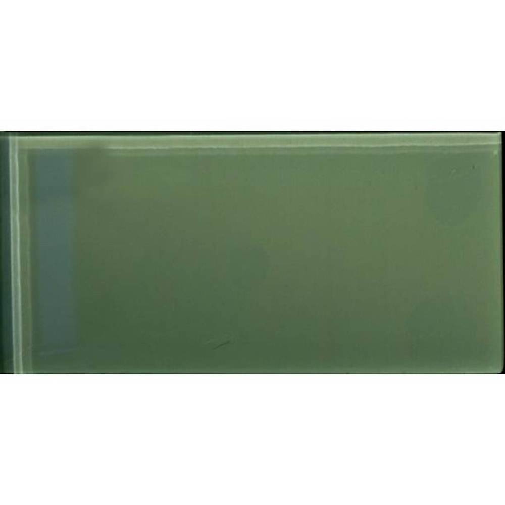Moss Green / 3"x6" 3 x 6 Glass Subway Tiles 0