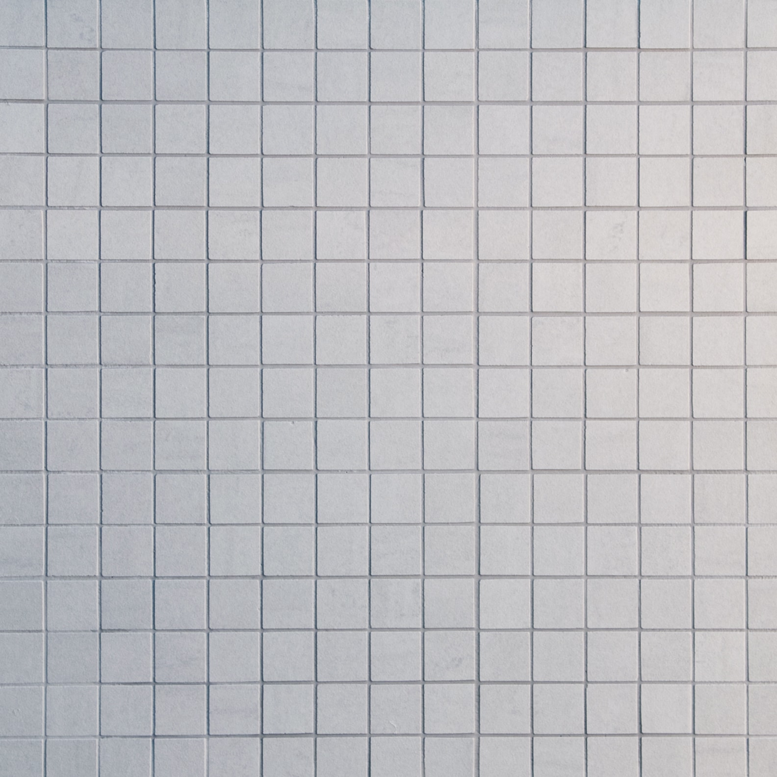 White / 1.3"x1.3" / Semi Polished Square Pattern Porcelain Mosaics 0