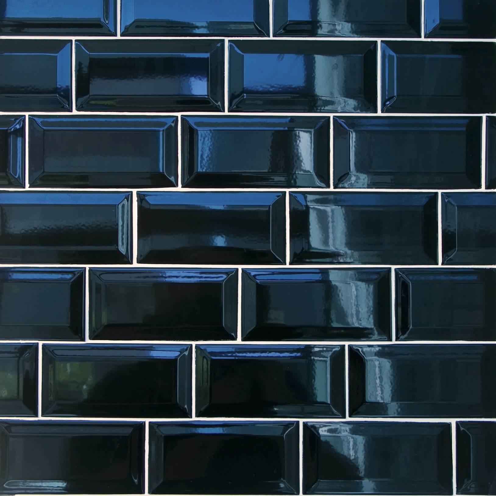 Black / 3"x6" / Glossy Ceramic Subway Tiles 0