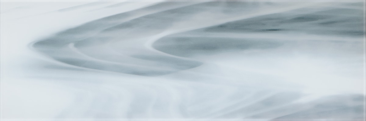 White and Gray Swirl A / 30"x10" Specialty Colored Glass Tile 0