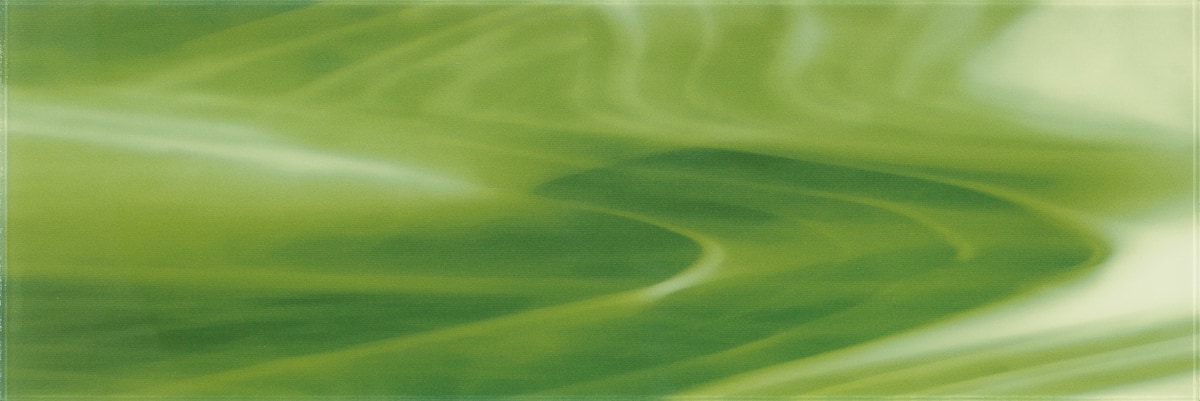 Light and Dark Green A / 30"x10" Specialty Colored Glass Tile 0