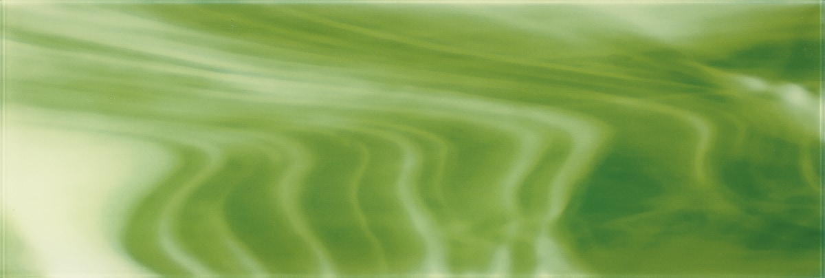 Light and Dark Green C / 30"x10" Specialty Colored Glass Tile 0