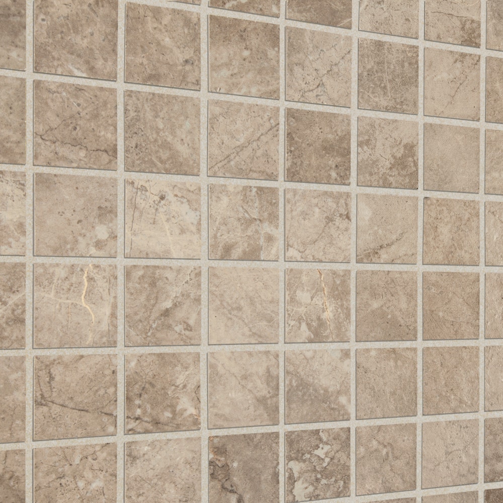 Brown / 2x2 - Mosaic / Matte Porcelain Tile - Desire Series 0