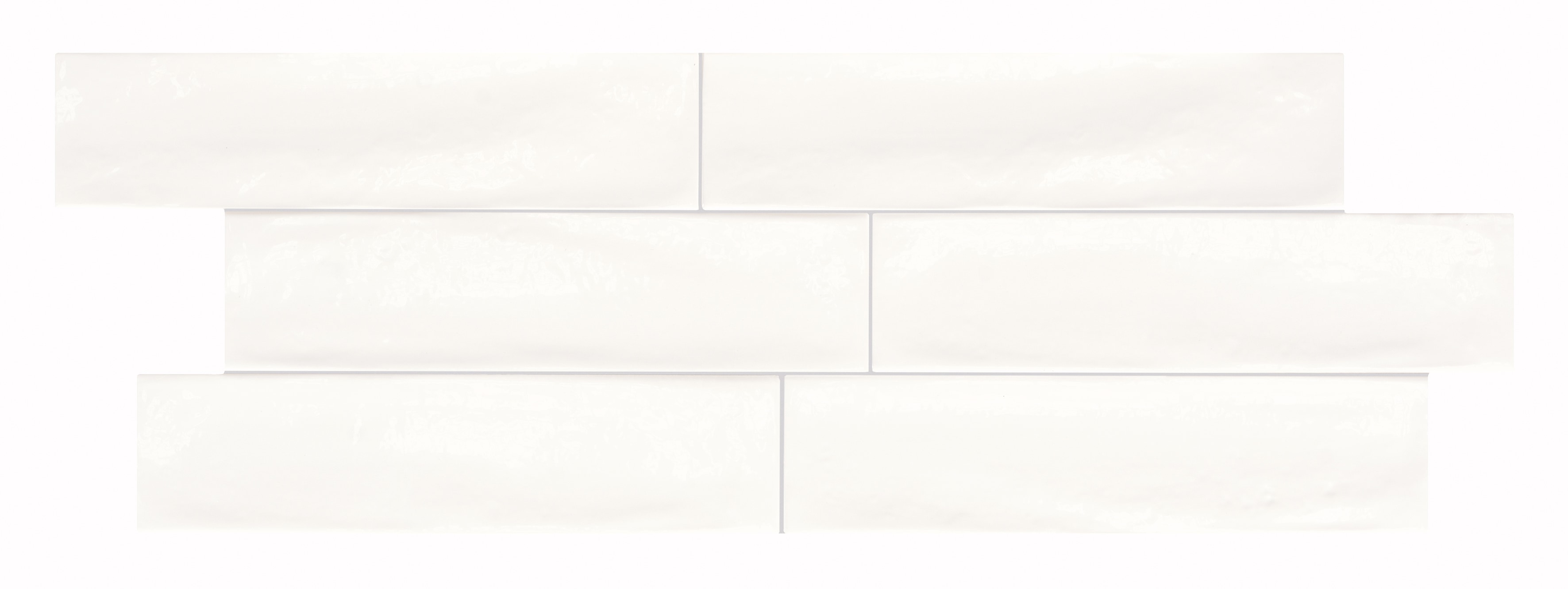 White / 3"x12" / Glossy Italian Ceramic Tile - Granville Subway Wall 0