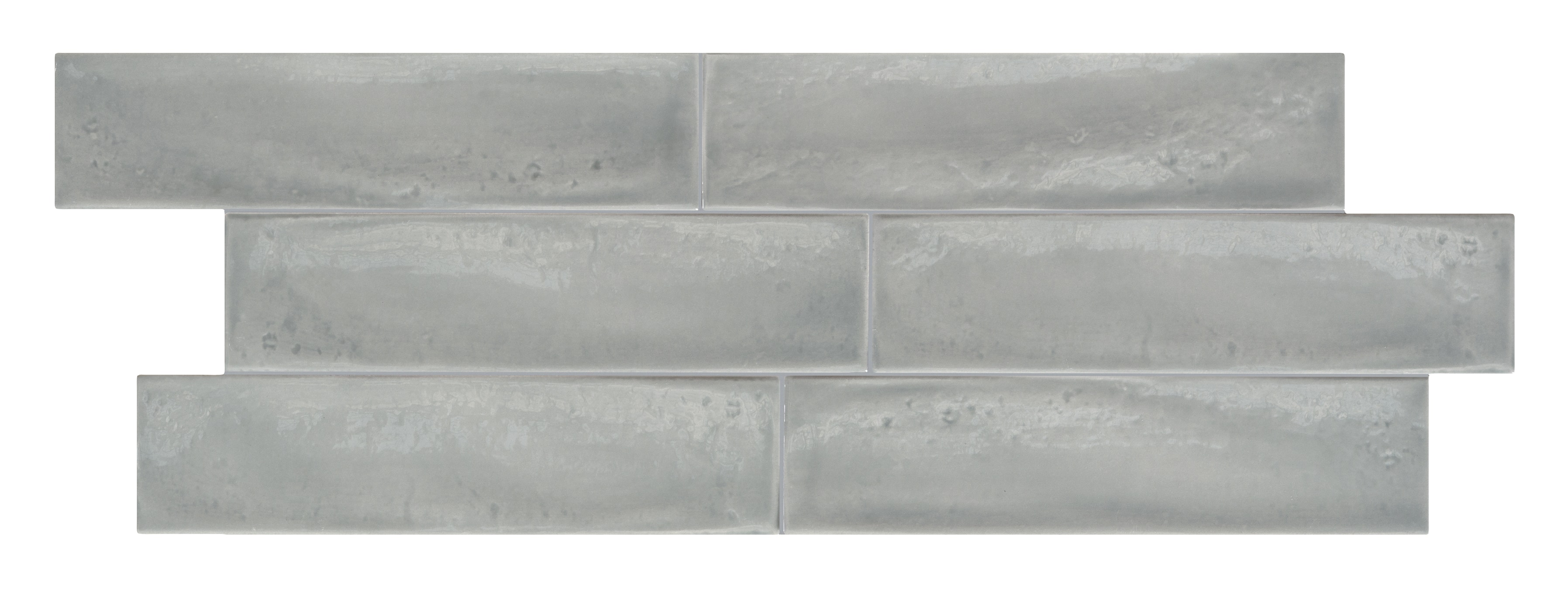 Grey / 3"x12" / Glossy Italian Ceramic Tile - Granville Subway Wall 0