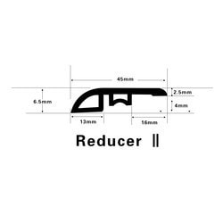 Vinyl Moldings - XL Peaks Collection - Sprite - Sprite / Reducer / 94"x 1-3/4"x 1" Vinyl Moldings - XL Peaks Collection - Sprite - Sprite / Reducer / 94"x 1-3/4"x 1"