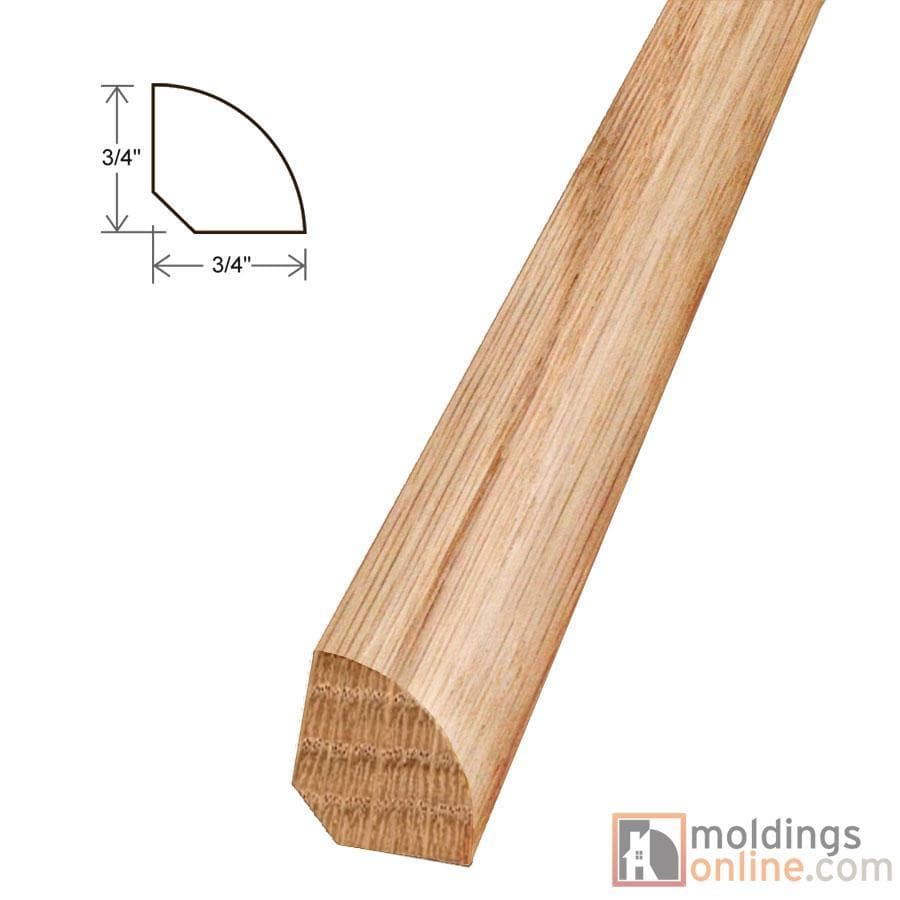 Cherry / Quarter Round / 94" x 3/4" x 3/4" Hardwood Moldings - Forest Value - Cherry 0