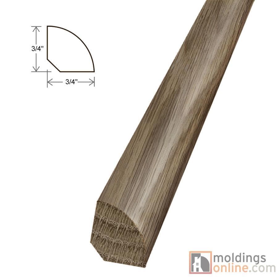 Robin / Quarter Round / 94" x 3/4" x 3/4" Engineered Hardwood Moldings - European Oak Whitewash - Robin 0