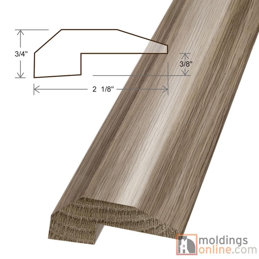 White Oak / Threshold / 78" x 2 1/8" x 3/4" / Low-Gloss White Oak Moldings - Collection 0