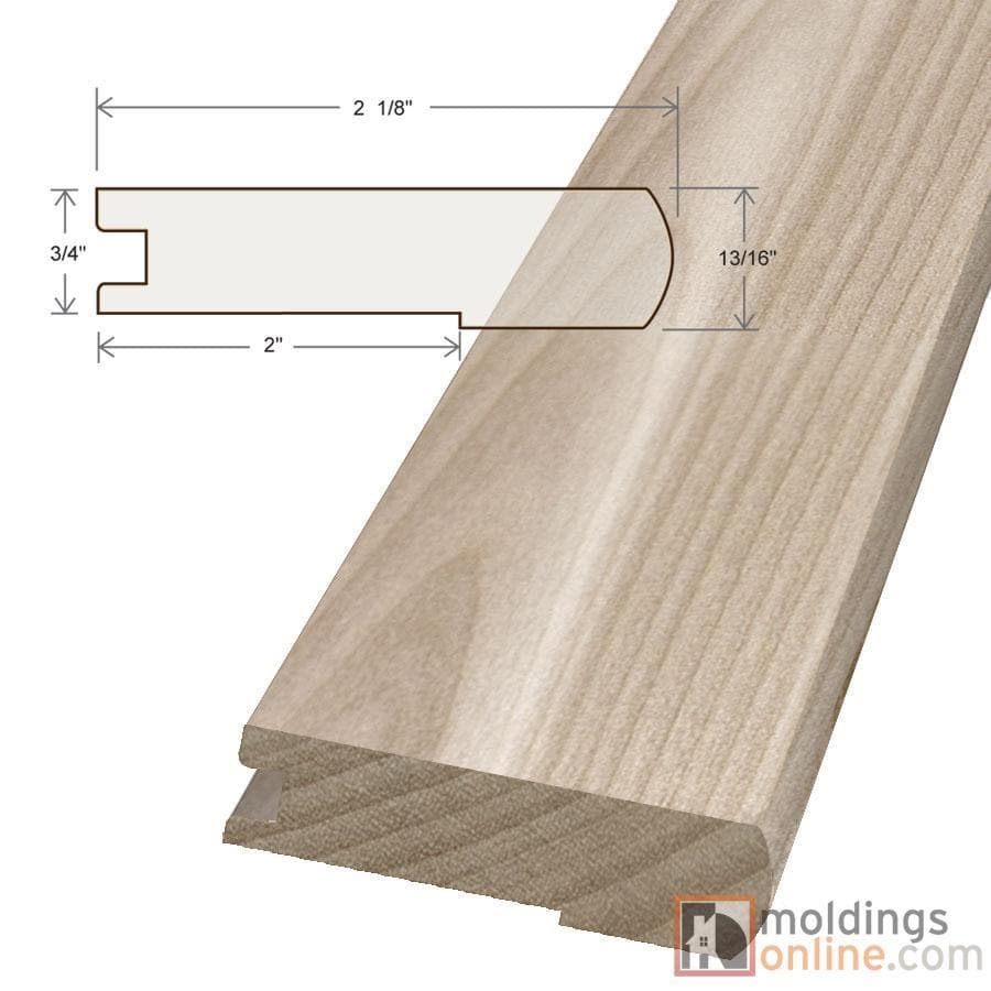 Birch / Stair Nose / 94" x 3 1/8" x 3/4" / Matte Birch Moldings - Collection 0