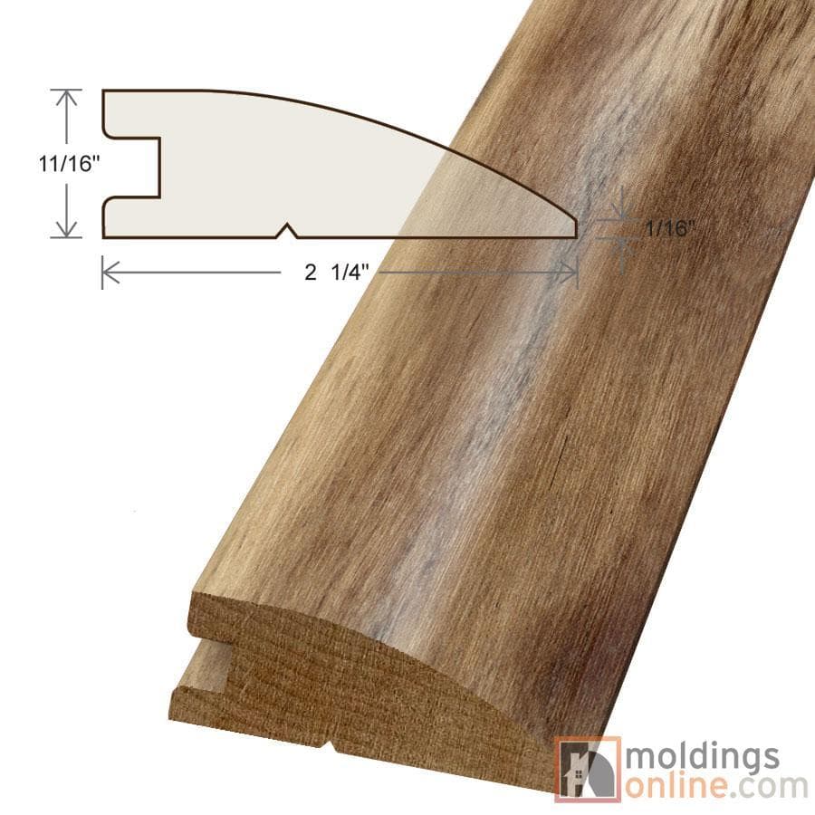 Acacia / Reducer / 78" x 2 1/4" x 11/16" / Semi-Gloss Acacia Moldings - Collection 0
