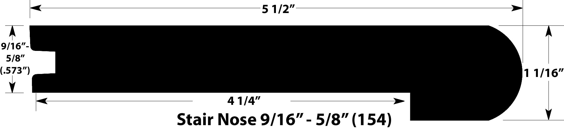Natural / Stair Nose 2 / 94" x 5 1/2" x 11/16" Engineered Hardwood Moldings - Unfinished Oak - Natural 0