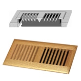 Acorn / Vent - Surface Mount / 12" x 4" x 1 1/2" Engineered Hardwood Moldings - Smooth Harvest - Acorn 0