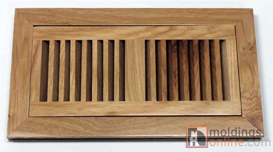 Pecan / Vent - Flush Mount / 10" x 4" x 1" / Semi-Gloss Pecan Vents - Collection 0